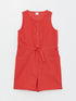 LC Waikiki Crew Neck Girls Overalls